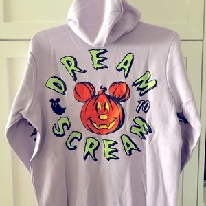 New Disney Halloween 50th Anniversary “Dream to Scream” pullover hoodie-size: M